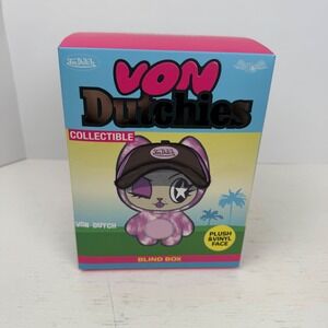 Von Dutchies Harley Collectible Plush Vinyl Face Leopard Print Keychain Box